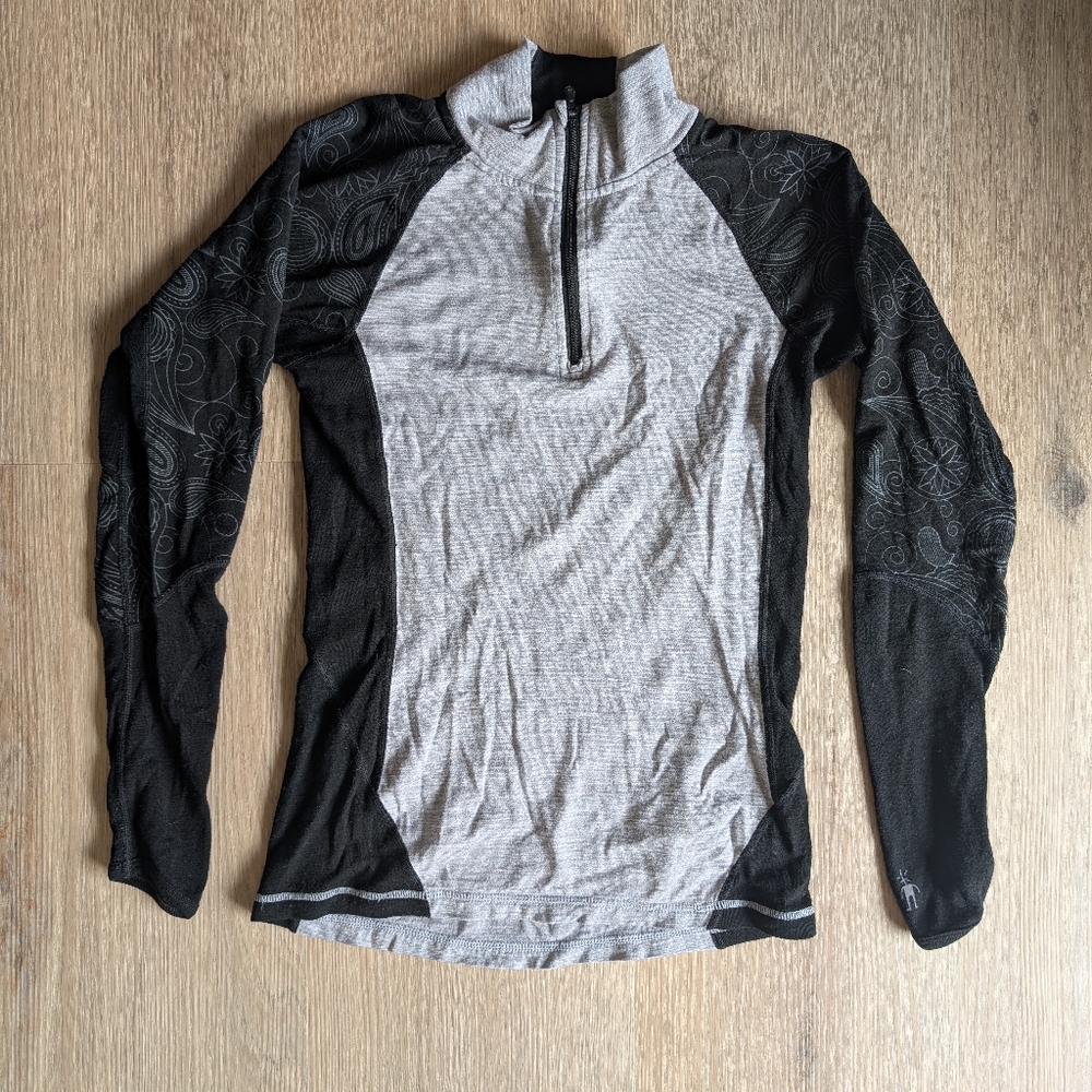 Smartwool Black and Gray Women's Top